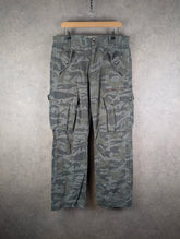 Ripcurl Trousers Mens W34 L33 Y2K Camo Cargo Surfing Ripstop